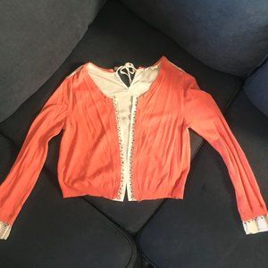 beautiful cardigan lined in beads